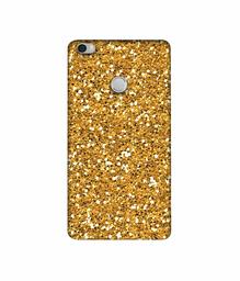 Amazon Brand - Solimo Designer Golden Sparkle 3D Printed Hard Back Case Mobile Cover for Xiaomi Mi Max