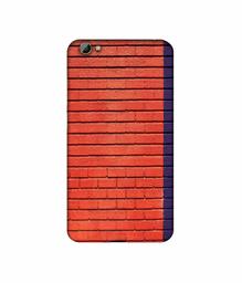 Amazon Brand - Solimo Designer Red and Purple Brick 3D Printed Hard Back Case Mobile Cover for Vivo Y66