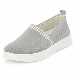 Flavia Women's Grey Running Shoes-4 UK (36 EU) (5 US) (FKT/ST-1911/GRY)