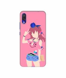 Amazon Brand - Solimo Designer Rock Lady Vector 3D Printed Hard Back Case Mobile Cover for Mi Redmi Y3