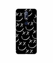 Amazon Brand - Solimo Designer Cross Texture 3D Printed Hard Back Case Mobile Cover for Nokia 7.1