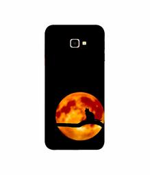 Amazon Brand - Solimo Designer Dark Black Cat 3D Printed Hard Back Case Mobile Cover for Samsung Galaxy J4 Plus