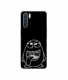 Amazon Brand - Solimo Designer Cartoon Pattern 3D Printed Hard Back Case Mobile Cover for Oppo F15