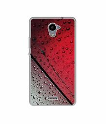 Amazon Brand - Solimo Designer Water Drop On Glass UV Printed Soft Back Case Mobile Cover for Panasonic Eluga Ray X