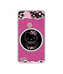 Amazon Brand - Solimo Designer Kitty with Glitter UV Printed Soft Back Case Mobile Cover for Spice F302