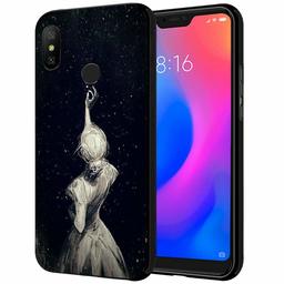 Amazon Brand - Solimo Designer Star Printed Hard Back Case Mobile Cover for Xiaomi Redmi 6 Pro (D1282)