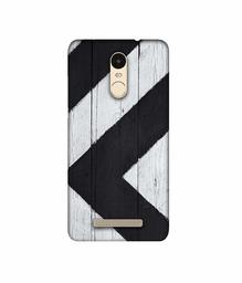 Amazon Brand - Solimo Designer Black Paint Texture on Wood 3D Printed Hard Back Case Mobile Cover for Xiaomi Redmi Note 3