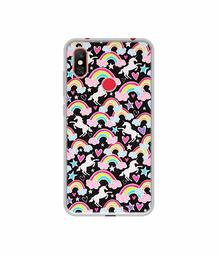 Amazon Brand - Solimo Designer Unicorn Texture UV Printed Soft Back Case Mobile Cover for Redmi Note 6 Pro