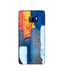 Amazon Brand - Solimo Designer Canvas with Blue Paint 3D Printed Hard Back Case Mobile Cover for HTC U Ultra