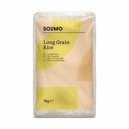 Marque Amazon Solimo Riz long grain, Lot de 4 (4x1kg)