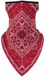 Women Men Face Mask Scarf Outdoor Headwear Bandana Sports Tube UV Face Mask for Workout Yoga Running Ear Loops Neck Gaiter Women Men,Red