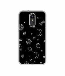 Amazon Brand - Solimo Designer Solar System UV Printed Soft Back Case Mobile Cover for Lava Z70