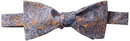 Buttoned Down 100% Silk Self Bow Tie Ties, Arancione (Orange Paisley), Unica (Taglia Produttore:)