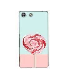 Amazon Brand - Solimo Designer Round Candy 3D Printed Hard Back Case Mobile Cover for Sony Xperia M5 Dual