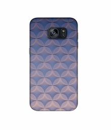 Amazon Brand - Solimo Designer Circle Texture 3D Printed Hard Back Case Mobile Cover for Samsung Galaxy S7 Edge