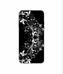 Amazon Brand - Solimo Designer Flower Art Pattern 3D Printed Hard Back Case Mobile Cover for LG Q7