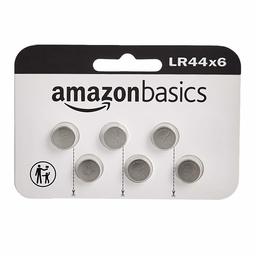 AmazonBasics Litiummyntbatteri LR44 Paket med 6