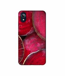 Amazon Brand - Solimo Designer Red Texture 3D Printed Hard Back Case Mobile Cover for Vivo Y91i