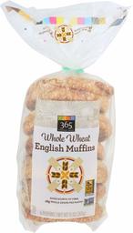 365 Everyday Value, Whole Wheat English Muffin, 6 ct, 13 oz