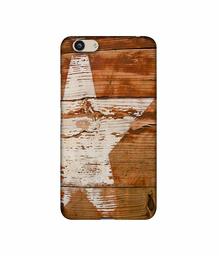 Amazon Brand - Solimo Designer Star Impression On Wood 3D Printed Hard Back Case Mobile Cover for Vivo Y53