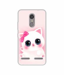 Amazon Brand - Solimo Designer Babby Kitty UV Printed Soft Back Case Mobile Cover for Lenovo K6 Power