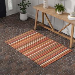 Stone & Beam Modern Multi-Colored Stripe Rug