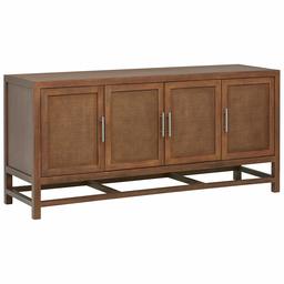 Stone & Beam Traditional Buffet Storage Cabinet - 68 Inch, Brown (Renewed)