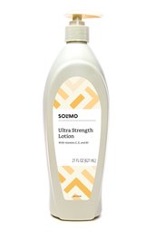 Amazon Brand - Solimo Ultra Strength Lotion with Vitamins C, E & B5, 21 Fluid Ounce