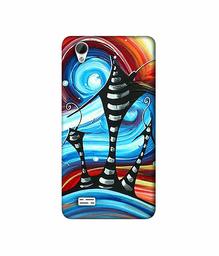 Amazon Brand - Solimo Designer Abstarct Texture 3D Printed Hard Back Case Mobile Cover for Vivo Y31