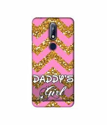 Amazon Brand - Solimo Designer Daddy's Girl 3D Printed Hard Back Case Mobile Cover for Nokia 7.1