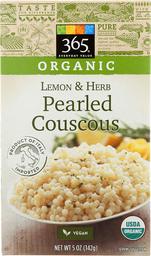 365 by Whole Foods Market, Organic Pearled Couscous Mix, Lemon & Herb, 5 Ounce