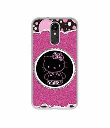 Amazon Brand - Solimo Designer Kitty with Glitter UV Printed Soft Back Case Mobile Cover for Lava Z70