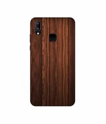 Amazon Brand - Solimo Designer Wooden Texture 3D Printed Hard Back Case Mobile Cover for Vivo Y95