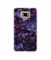 Amazon Brand - Solimo Designer Purple Flowers UV Printed Soft Back Case Mobile Cover for Samsung Z4