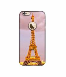 Amazon Brand - Solimo Designer Eiffel Tower Paris 3D Printed Hard Back Case Mobile Cover for Apple iPhone 6 / 6S (Logo Cut)