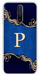 Amazon Brand - Solimo Designer Multicolor Blue Pattern Alphabet-P Printed Soft Back Case Mobile Cover for Poco X2 / Xiaomi Redmi K30