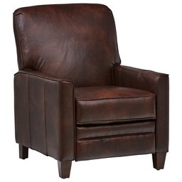 Amazon Brand – Stone & Beam Edmunds Traditional Leather Recliner