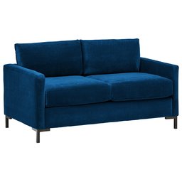 Amazon Brand – Rivet Edgewest Low Back Mid-Century Modern Loveseat, 65