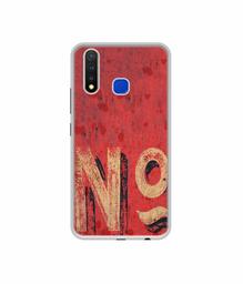 Amazon Brand - Solimo Designer No UV Printed Soft Back Case Mobile Cover for Vivo U20