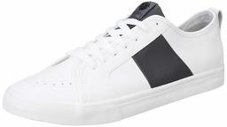 Amazon Brand - Symbol Men's White Synthetic Sneakers-10 UK/India (44 EU) (AZ-GI-366C)