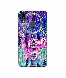 Amazon Brand - Solimo Designer Round Wall Hanging Pattern 3D Printed Hard Back Case Mobile Cover for Vivo V9 / V9 Pro