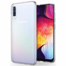 Amazon Brand - Solimo Mobile Cover for Samsung Galaxy A50s (Soft & Flexible Back Case), Transparent