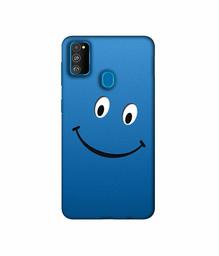 Amazon Brand - Solimo Designer Happy 3D Printed Hard Back Case Mobile Cover for Samsung Galaxy M21 / M30s