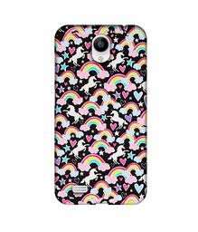 Amazon Brand - Solimo Designer Unicorn Texture 3D Printed Hard Back Case Mobile Cover for Vivo Y21L