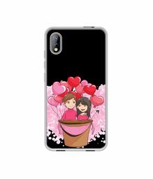 Amazon Brand - Solimo Designer Boy and Girl UV Printed Soft Back Case Mobile Cover for I Kall K5