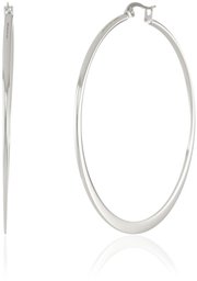 Amazon CollectionStainless Steel Round Hoop Earrings (55mm Diameter)