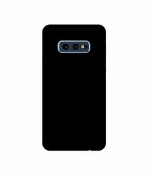 Amazon Brand - Solimo Designer Solid Black 3D Printed Hard Back Case Mobile Cover for Samsung Galaxy S10e