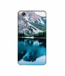 Amazon Brand - Solimo Designer Lake Mountain 3D Printed Hard Back Case Mobile Cover for Micromax Canvas Selfie Lens Q345