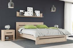 Marchio Amazon - Movian, letto modello Mira, 180 x 90 x 208 cm, quercia Sanremo