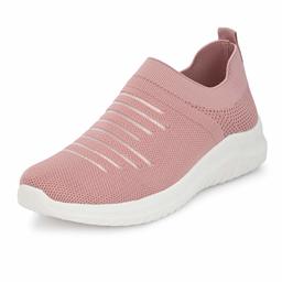 FLAVIA Women's Pink Running Shoes-UK7 (FKT/SD-0053/PNK)